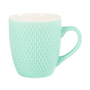 Living & Co Textured Mug Green 350ml