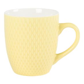 Living & Co Textured Mug Yellow 350ml